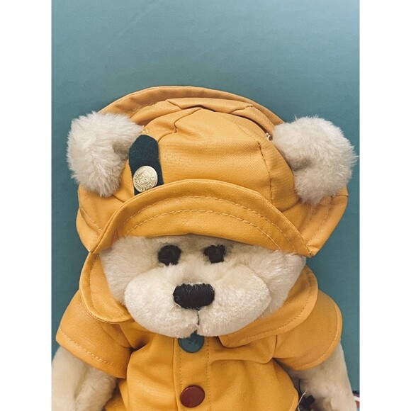 VTG 1996  Pickford Brass Button Bear Harper  Stuffed Animal w/ Outfit & Hat - Picture 2 of 9